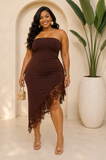 ACT RIGHT ASYMMETRICAL TUBE DRESS PLUS