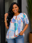 THE GALLERY PRINT BLOUSE