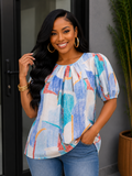 THE GALLERY PRINT BLOUSE
