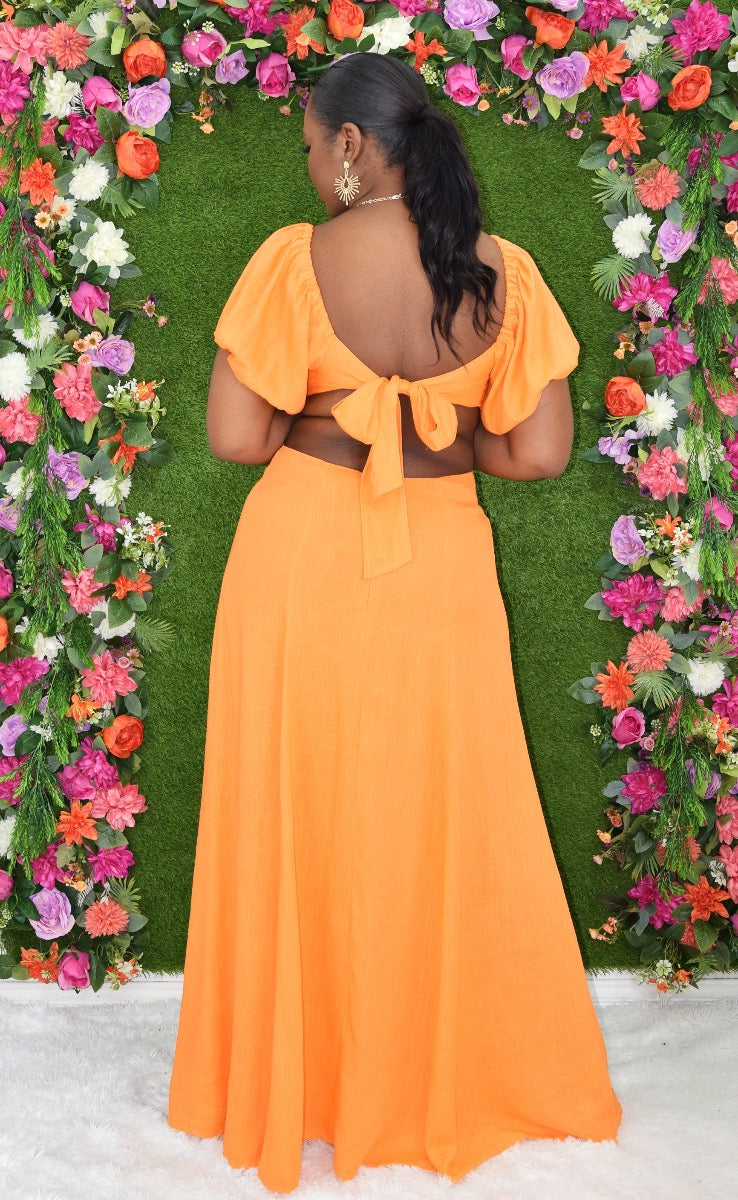 NATALIA CUT OUT MAXI DRESS