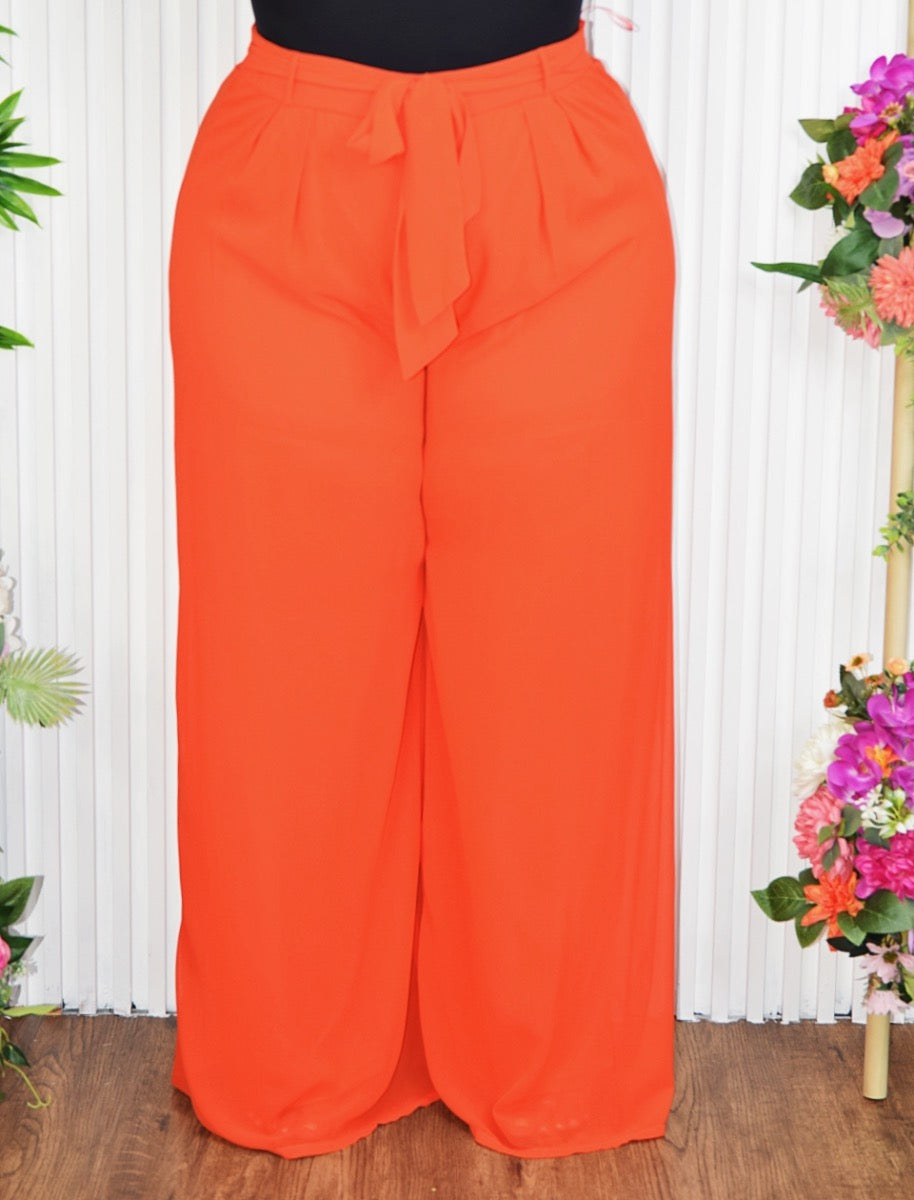 MEET AT SUNSET PALAZZO PANTS PLUS