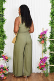 EFFORTLESS MUSE LINEN JUMPSUIT GRAND BAZAAR