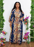 RESORT STYLE TROPICAL PRINT JUMPSUIT
