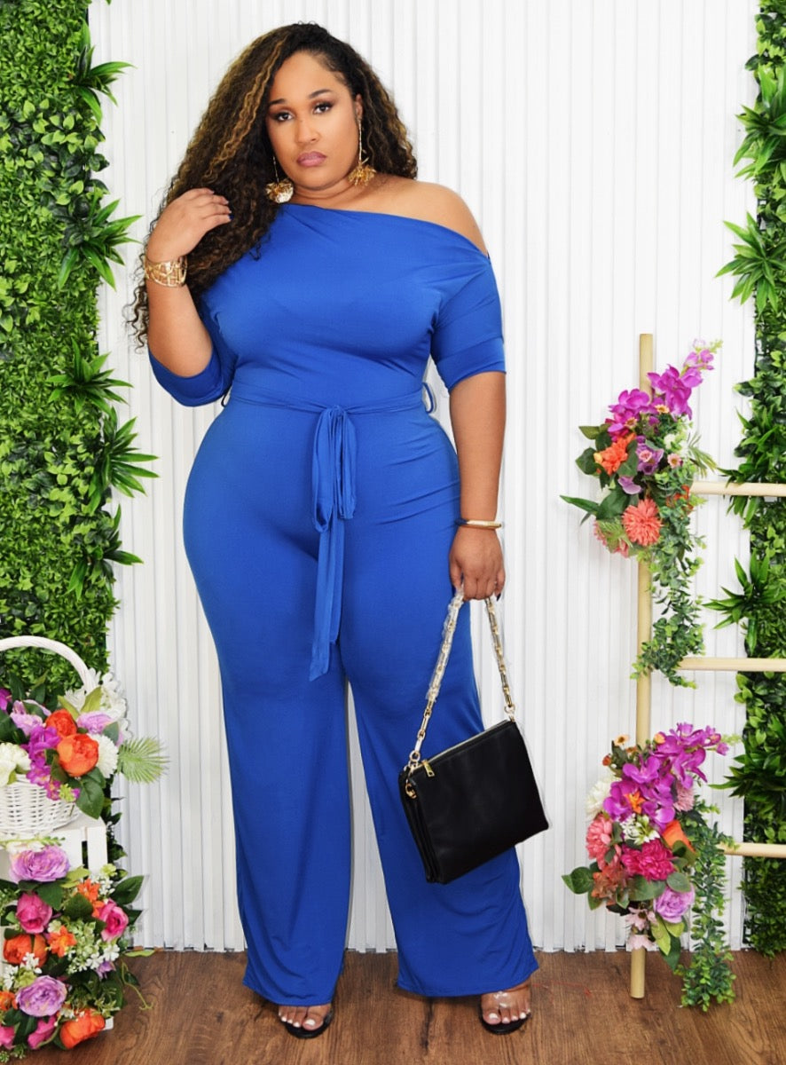 GOING OUT FOR FUN JUMPSUIT PLUS