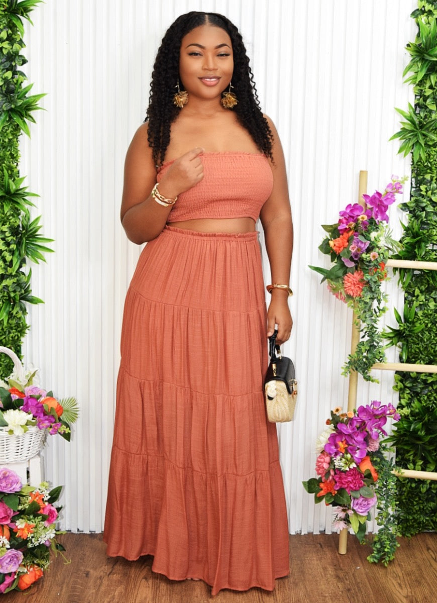 CRUISE AFFAIR MAXI SKIRT SET