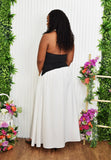 SO POLISHED HALTER MAXI DRESS
