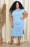 MY EVERYDAY BASIC MIDI DRESS PLUS