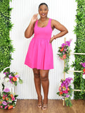 A CASUAL DAY OUT FLARED DRESS