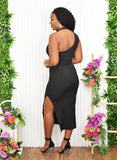 SYLVIA SNATCHED MIDI DRESS
