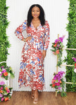 JESSICA FLORAL WRAP MAXI DRESS
