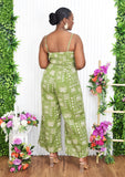 CONNECTION WITH NATURE WIDE LEG JUMPSUIT