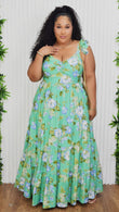 EXCLUSIVE INVITE FLORAL MAXI DRESS PLUS