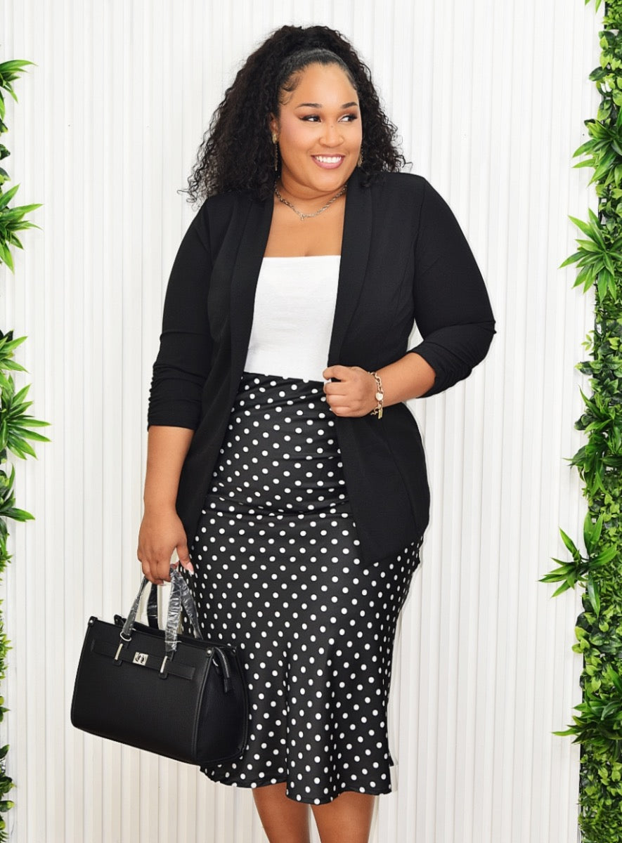 LIGHT STROLL POLKA DOT SKIRT PLUS