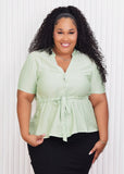 CORPORATE CASUAL BLOUSE PLUS
