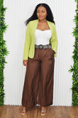 MONDAY CLASSIC WIDE LEG PANTS