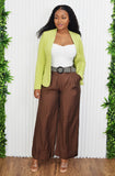 MONDAY CLASSIC WIDE LEG PANTS