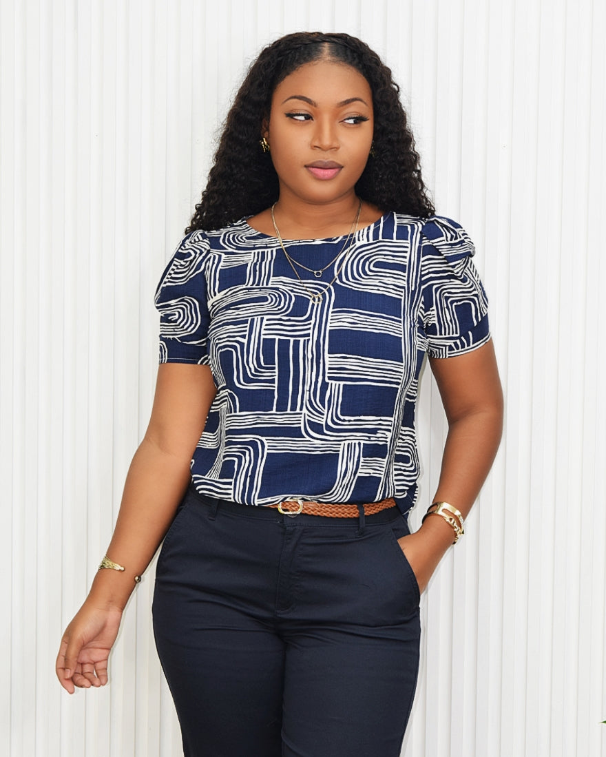 MIXING THINGS UP BLOUSE