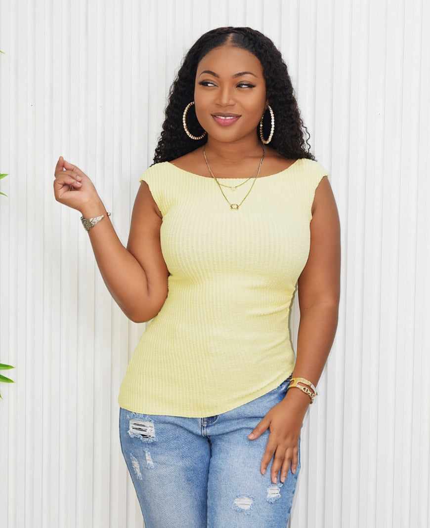 HARMONY ASYMMETRICAL TEXTURED TOP