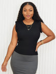 CLASSIC VIBE FLUTTER SLEEVE TOP
