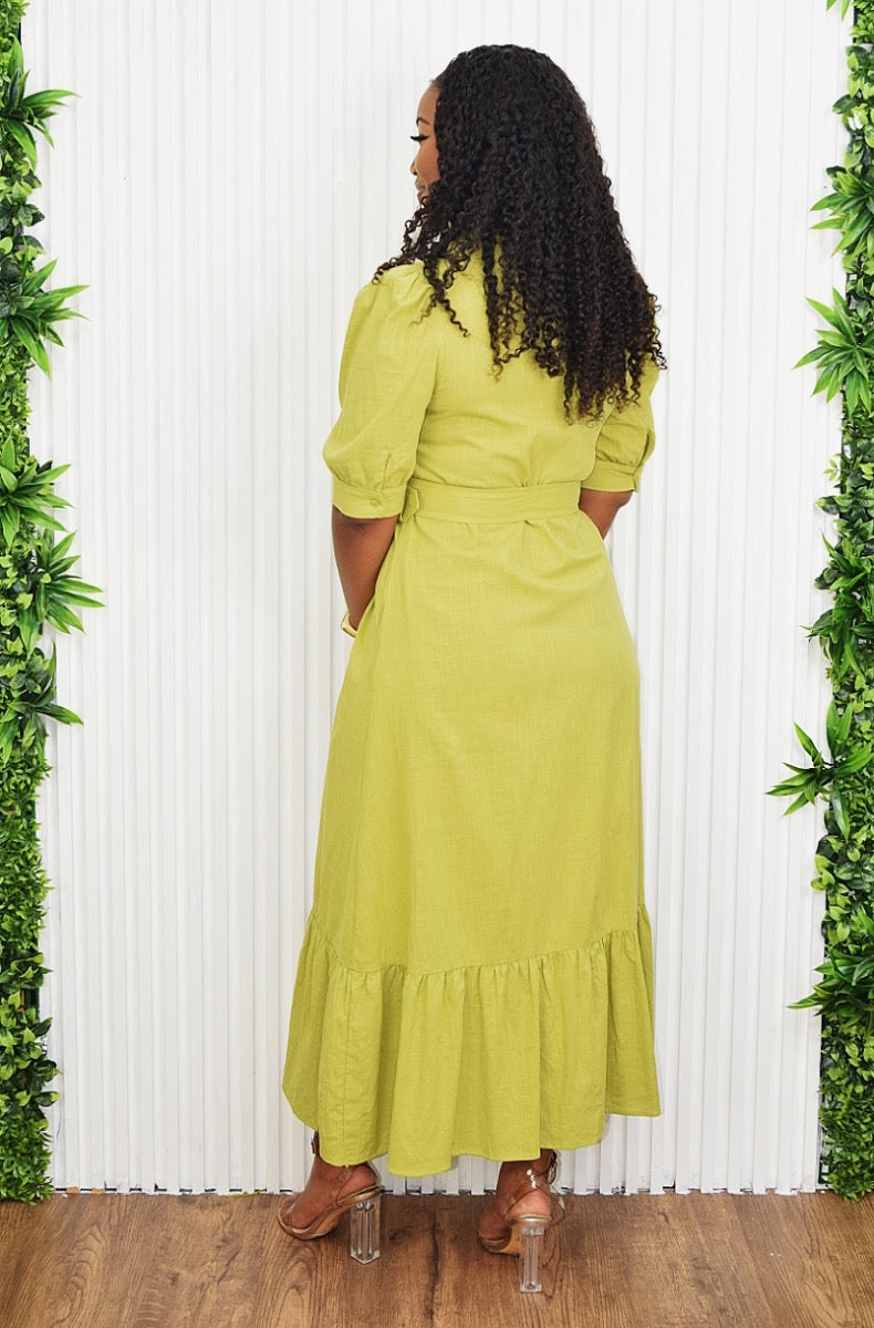 JUILA SHIRT MAXI DRESS