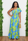 OLIVIA ONE SHOULDER MAXI DRESS