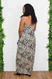 WILD INTENTIONS PRINTED MAXI DRESS
