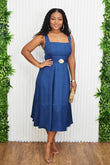 SUMMER DAYS MIDI DRESS