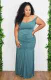 IN YOUR DREAMS BODYCON MAXI DRESS PLUS