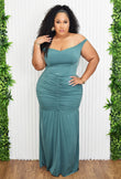 IN YOUR DREAMS BODYCON MAXI DRESS PLUS