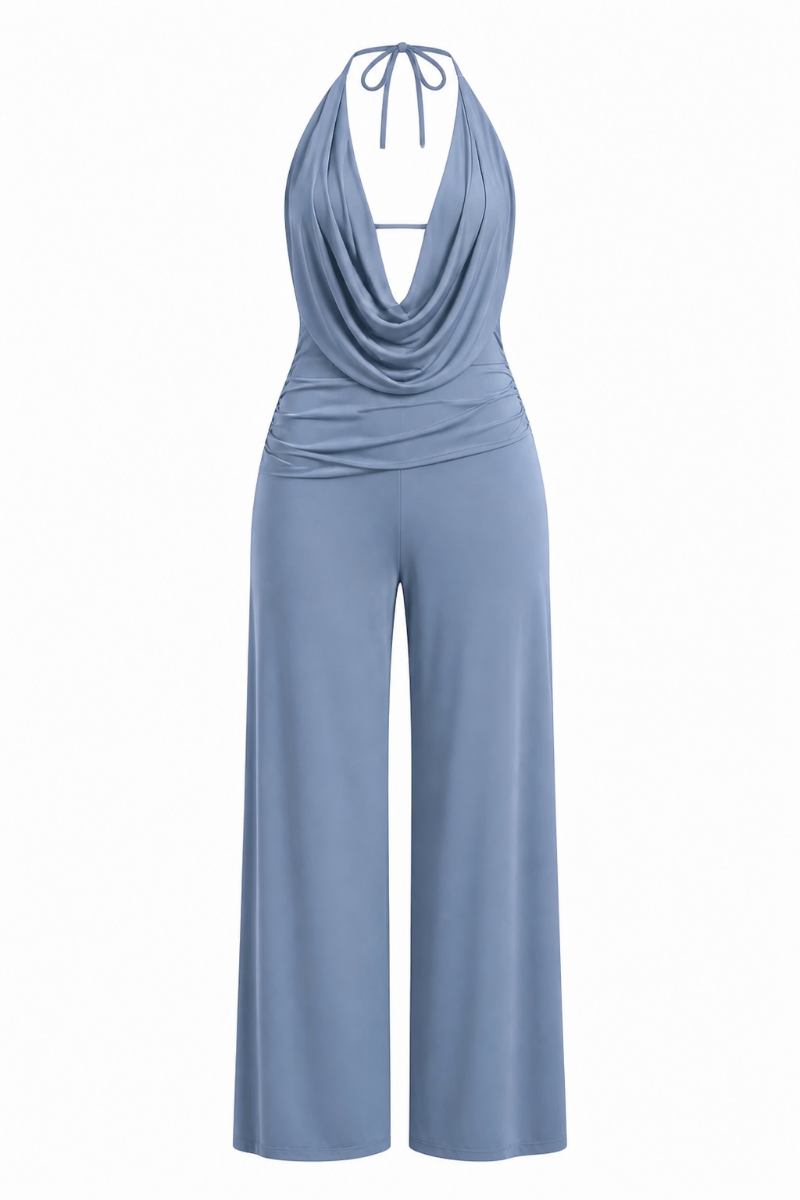 NELLA DRAPE AND FLOW JUMPSUIT