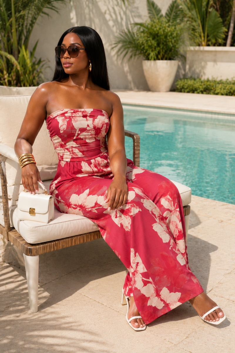 IN THE FLOWER FIELD JUMPSUIT