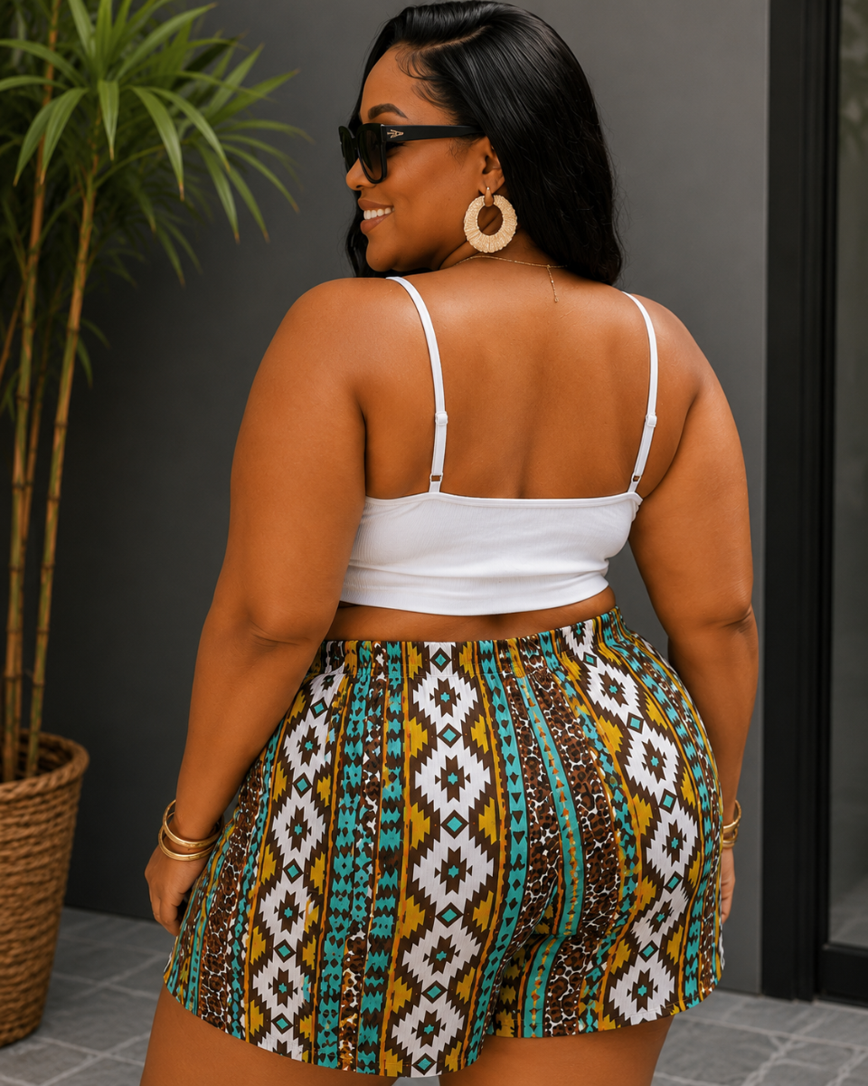 WILD WANDER STRETCHY SHORTS PLUS