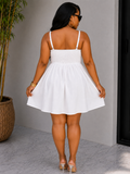 SOFT AND SWEET FLARED DRESS PLUS