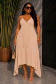 VACATION MODE MIDI DRESS PLUS