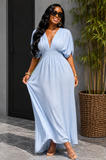 LOVE LETTERS DEEP CUT MAXI DRESS