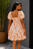 FLORAL AFFAIR PUFF SLEEVE DRESS