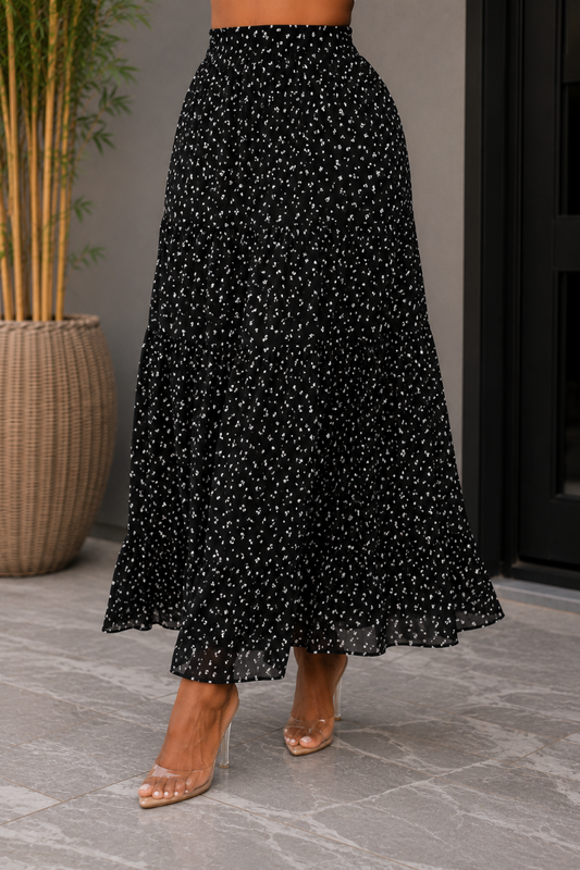 FOREVER BLOOMING MIDI SKIRT