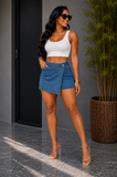 FOR KEEPS DENIM SKORT