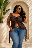 UNTAMED ELEGANCE MESH TOP PLUS