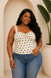 DAINTY DOTS TOP PLUS