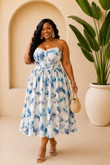 WITH LOVE MIDI DRESS PLUS