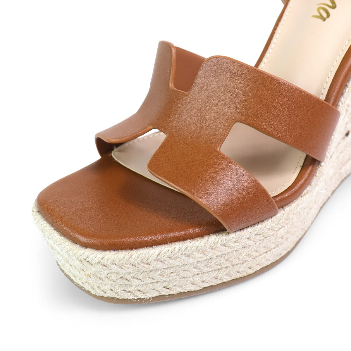 GET ON MY LEVEL WEDGES - BROWN