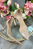 SHE'S A KEEPER NUDE HEELS