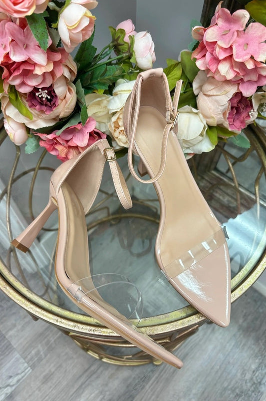 SHE'S A KEEPER NUDE HEELS