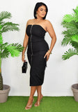 HALEY CARGO MIDI DRESS