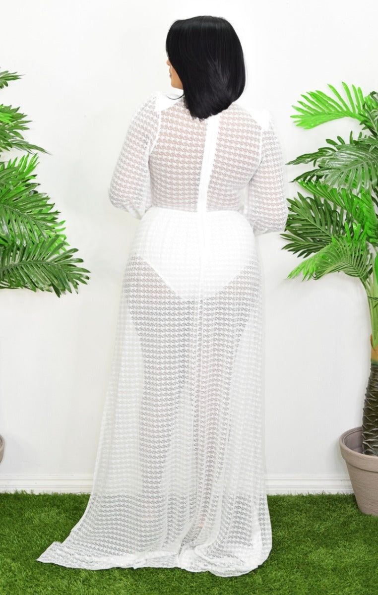 MODEL ATTITUDE MESH BODYSUIT
