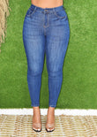 HIGH WAIST SLIM FIT JEANS GRAND BAZAAR