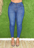 HIGH WAIST SLIM FIT JEANS GRAND BAZAAR