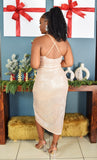 SHIMMER AND SHINE SEQUIN MIDI DRESS