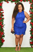 THE ROYAL SAPPHIRE EMBROIDERED DRESS PLUS GRAND BAZAAR